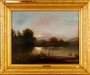 Close-up details showing Charles Francois DAUBIGNY signature forgery characteristics
