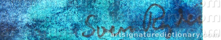 Signature by Sven RYDÉN