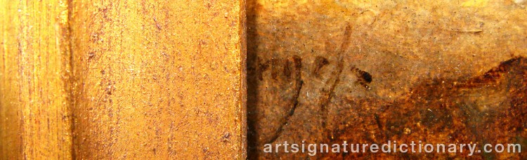 Authentic signature by Johann Christian KLENGEL on Painting/Watercolour artwork