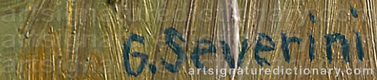 Signature by Gino SEVERINI