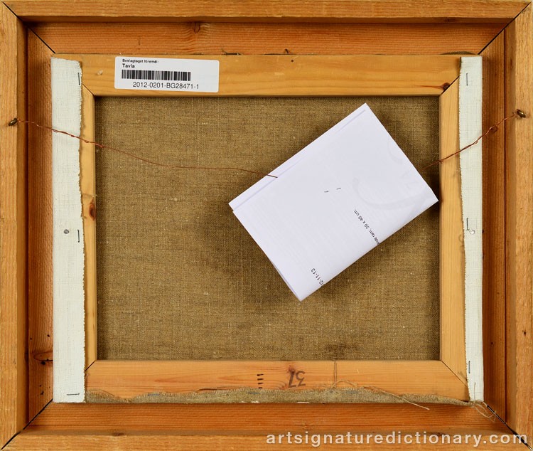 Close-up details showing Ernst BILLGREN signature forgery characteristics