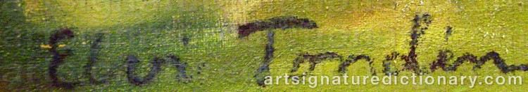 Signature by Elvi TONDÉN