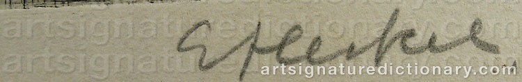 Signature by Erich HECKEL