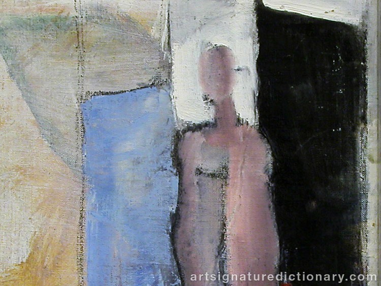 Close-up details showing Ulf GRIPENHOLM signature forgery characteristics