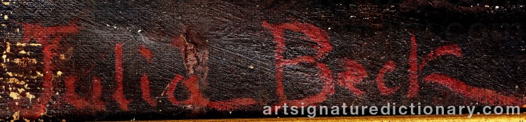 Signature by Julia BECK