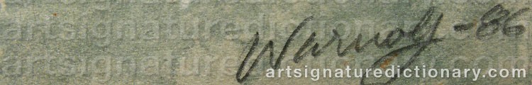 Signature by Bertil WARNOLF