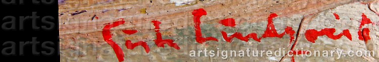 Signature by Gösta LINDQVIST