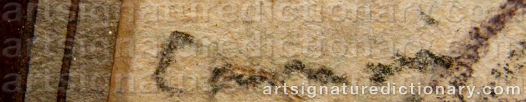 Signature by Charles CAMOIN