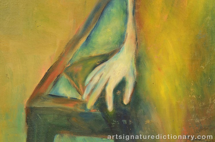 Close-up details showing Sukmantara JEIHAN signature forgery characteristics