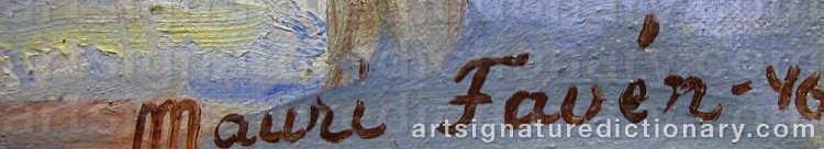 Signature by Mauri FAVÉN