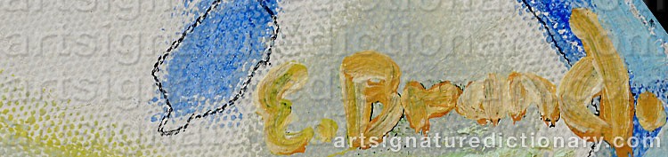 Signature by Erland BRAND