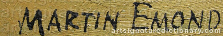 Signature by Martin EMOND