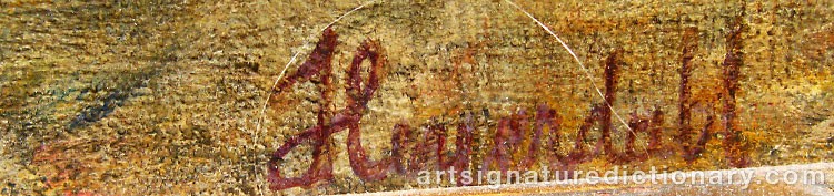 Signature by Hans Olaf HEYERDAHL