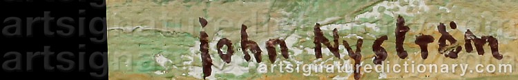 Signature by John NYSTRÖM