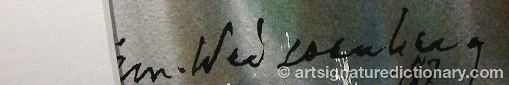 Signature by Eva Von WEISSENBERG