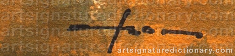 Authentic signature by Graham ISOM on Painting/Watercolour artwork