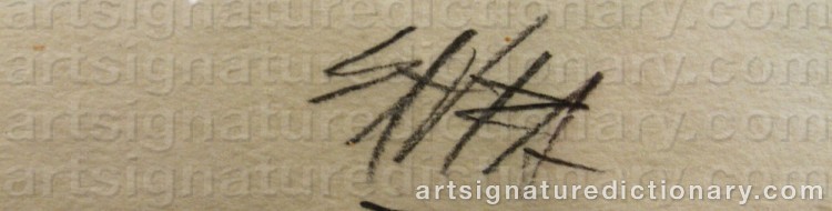Signature by Antonio SAURA
