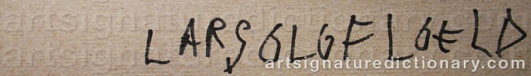 Signature by Lars Olof LOELD