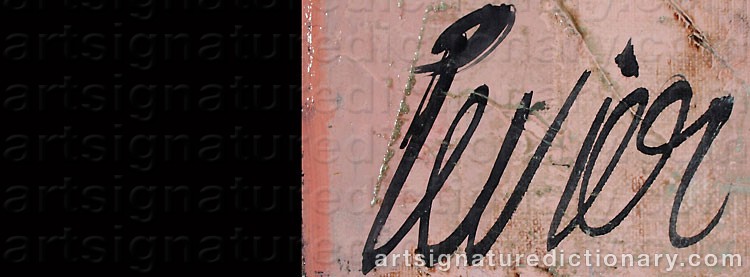 Signature by Charles LEVIER