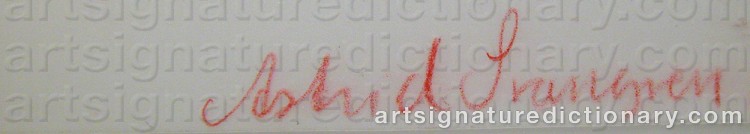 Signature by Astrid SVANGREN