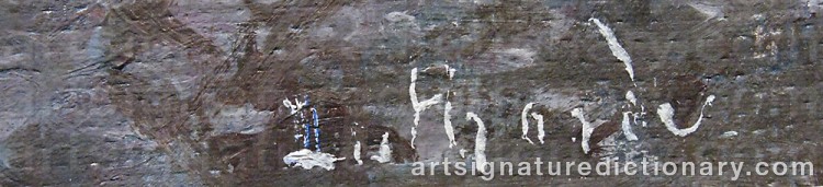 Signature by Carl LUTHANDER