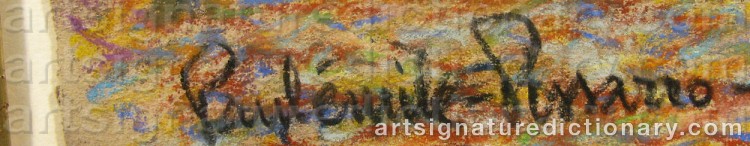 Signature by Paul Emile PISSARRO