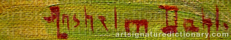 Signature by Anshelm DAHL