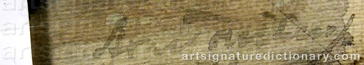 Signature by Axel TALLBERG