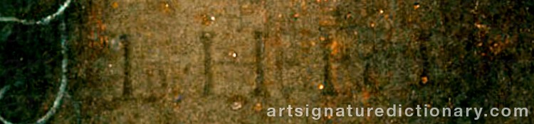 Authentic signature by Jan Davidsz De HEEM on Painting/Watercolour artwork