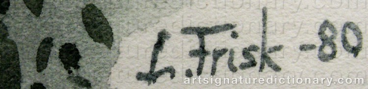 Signature by Lennart FRISK