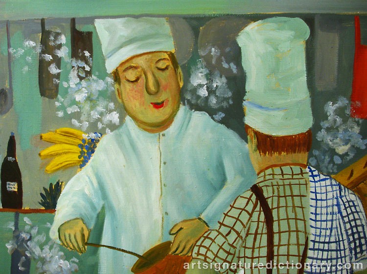 Close-up details showing Lennart JIRLOW signature forgery characteristics