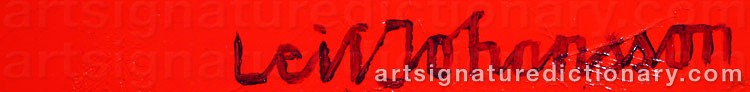 Signature by Leif JOHANSSON