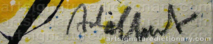 Signature by Per ADALBERT