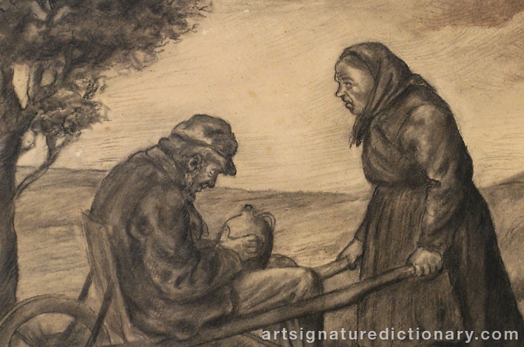 Close-up details showing Carl Fredrik HILL signature forgery characteristics