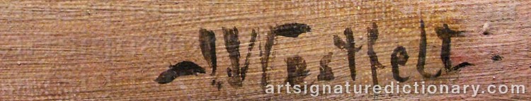 Signature by Ingeborg WESTFELT-EGGERTZ