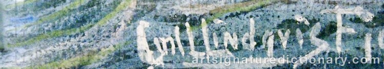 Signature by Carl L. LINDQVIST