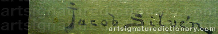 Signature by Jakob SILVÉN