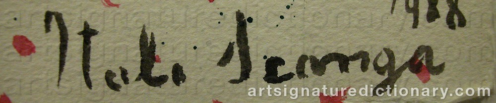 Signature by Italo SCANGA