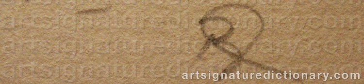 Signature by Bernard CHILDS
