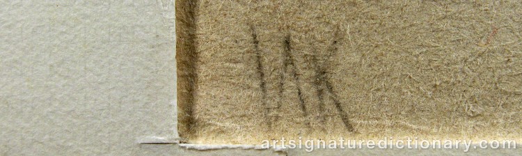 Forged signature of Nina Osipovna KOGAN