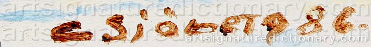 Signature by Curt SJÖBERG