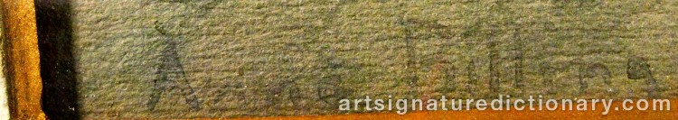Signature by Anna BILLING