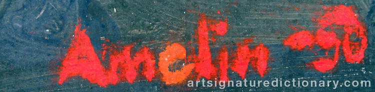 Signature by Albin AMELIN