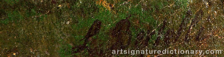 Authentic signature by Luigi BERTELLI on  artwork