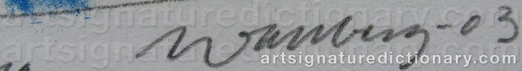 Signature by Bengt WALLBERG