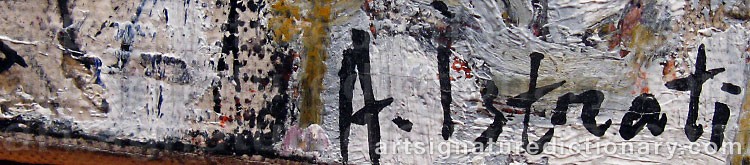 Signature by Alexandre ISTRATI