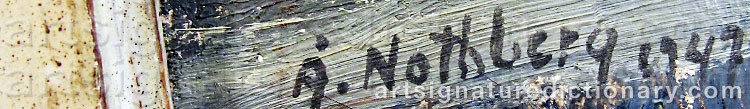 Signature by Åke NOTHBERG