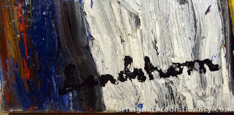 Close-up details showing Bengt LINDSTRÖM signature forgery characteristics