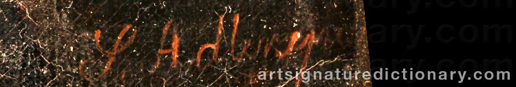 Authentic signature by Sophie ADLERSPARRE on Painting/Watercolour artwork