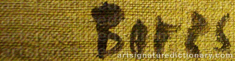 Signature by Francisco BORES